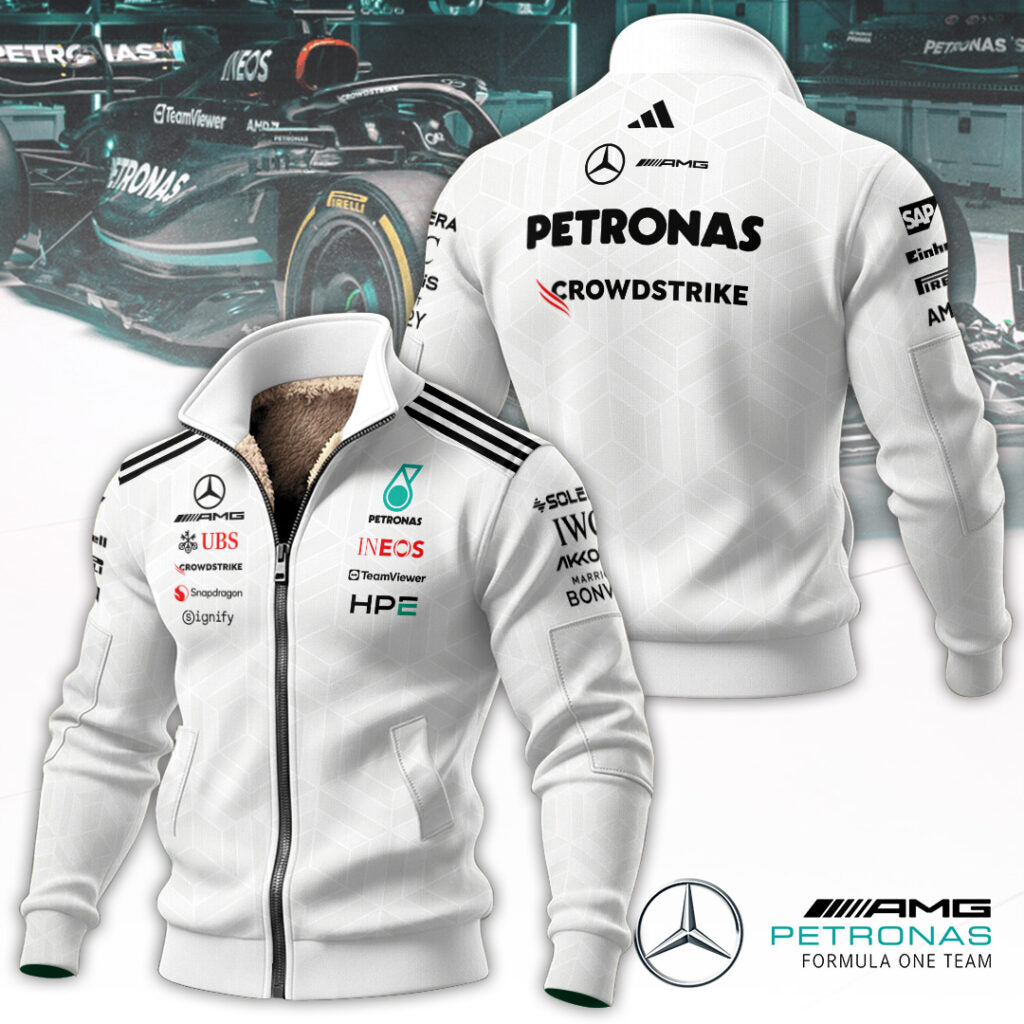 Mercedes AMG Petronas F1 Team 2026 Thick Knit Fleece Jacket – TANTN20312