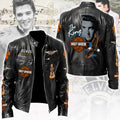 Elvis Presley Motorcycle Leather Jacket – TANTN21904