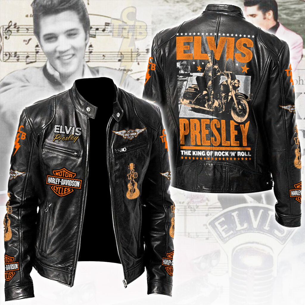 Elvis Presley Motorcycle Leather Jacket – TANTN21906