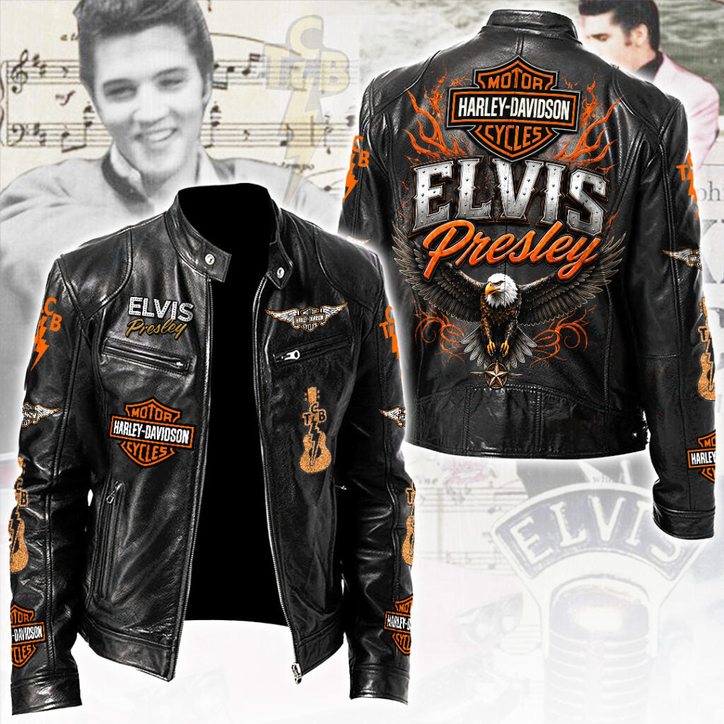 Elvis Presley Motorcycle Leather Jacket – TANTN24201
