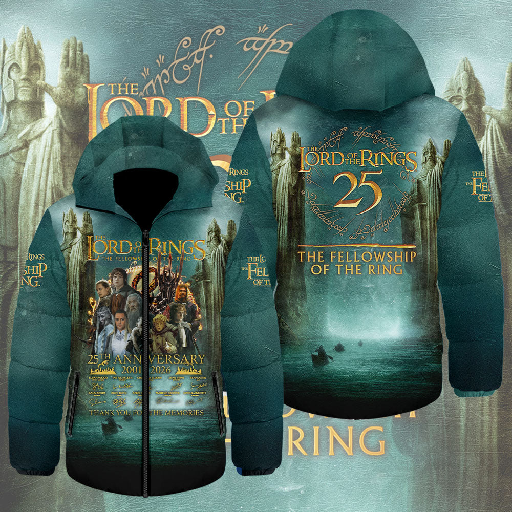 The Lord of the Rings 25th Anniversary 2026 Thickened Down Hooded Jacket – GNE4761