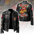 The Rolling Stones Motorcycle Leather Jacket – TANTN18694