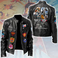 Top Gun 40th Anniversary Motorcycle Leather Jacket – TMTHU6395