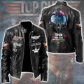Top Gun 40th Anniversary Motorcycle Leather Jacket – GNE6294
