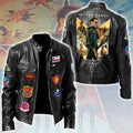 Top Gun 40th Anniversary Motorcycle Leather Jacket – TMTHU2896