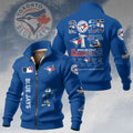 Toronto Blue Jays 2025 American League Champions Thick Knit Fleece Jacket – GNE4690