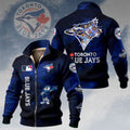 Toronto Blue Jays 2025 American League Champions Thick Knit Fleece Jacket – GNE4691