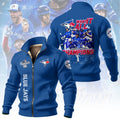 Toronto Blue Jays 2025 American League Champions Thick Knit Fleece Jacket – MAITM13906