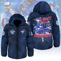 Toronto Blue Jays 2025 American League Champions Thickened Down Hooded Jacket – MAITM13891