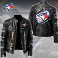 Toronto Blue Jays Motorcycle Leather Jacket – TMTHU2168